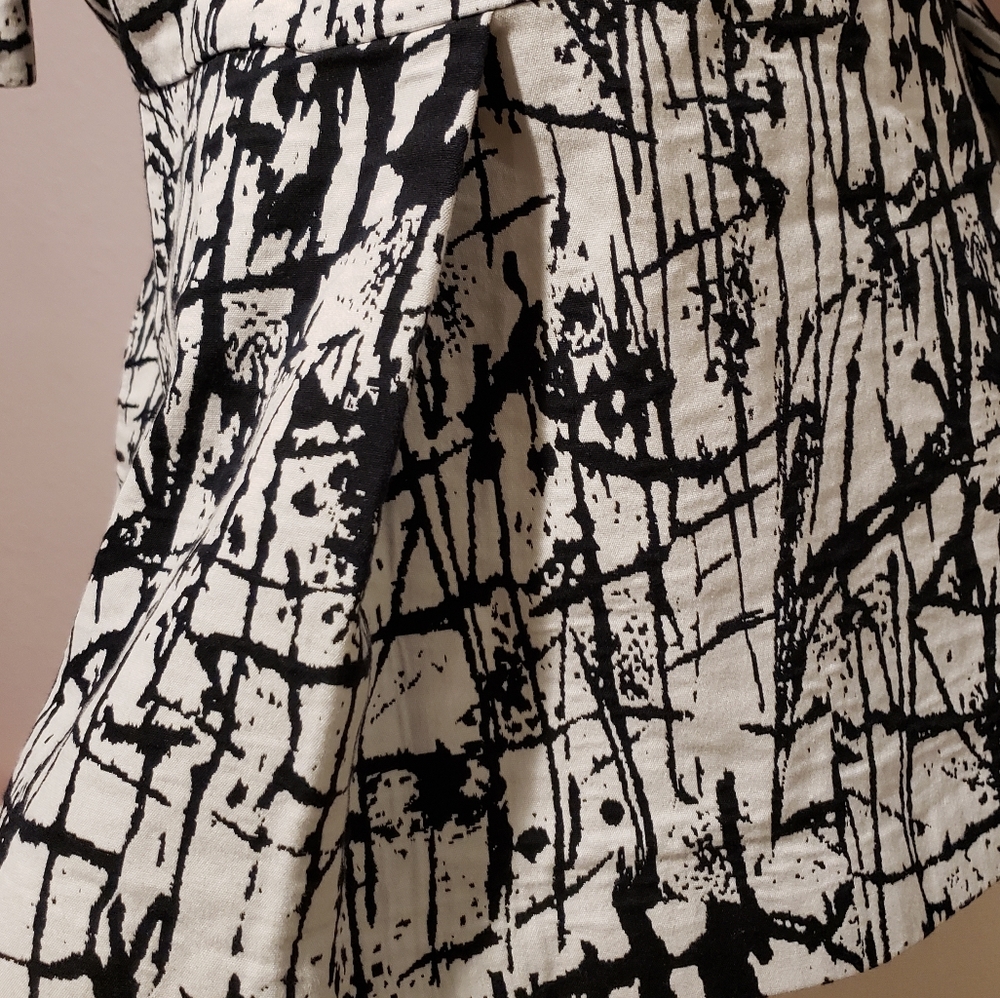 Custom Designed Peplum Top, Fully Lined - image 3